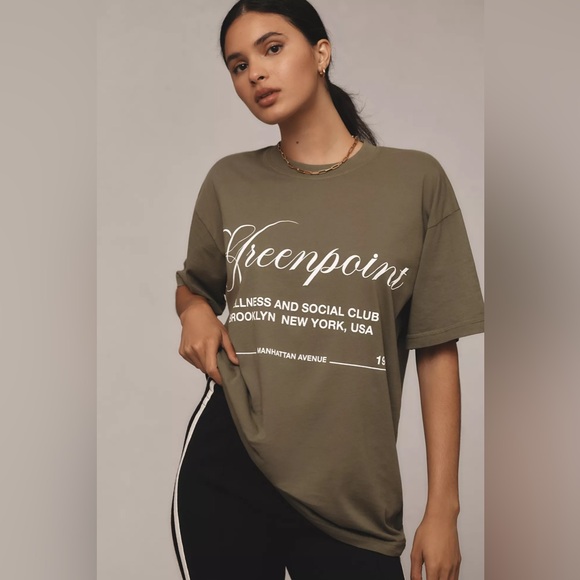 Anthropologie Tops - Back When Greenpoint Cotton Graphic Tee